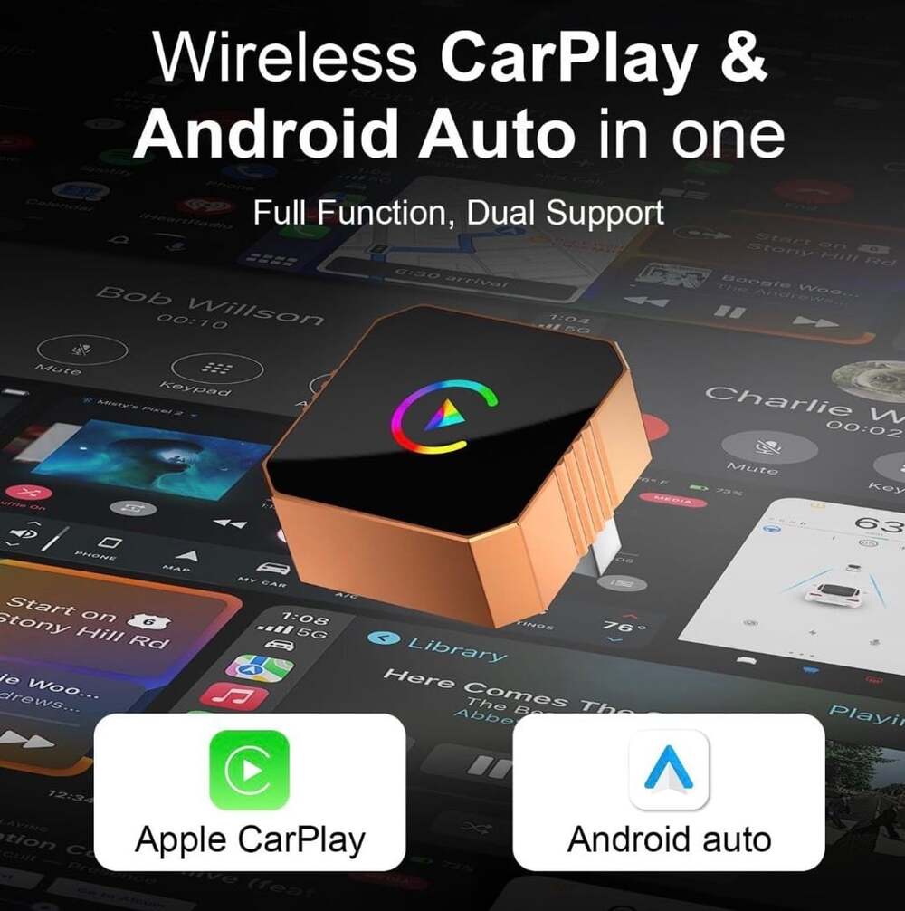 2-In-1 Wireless CarPlay And Android Auto Adapter - Picture 3 of 3